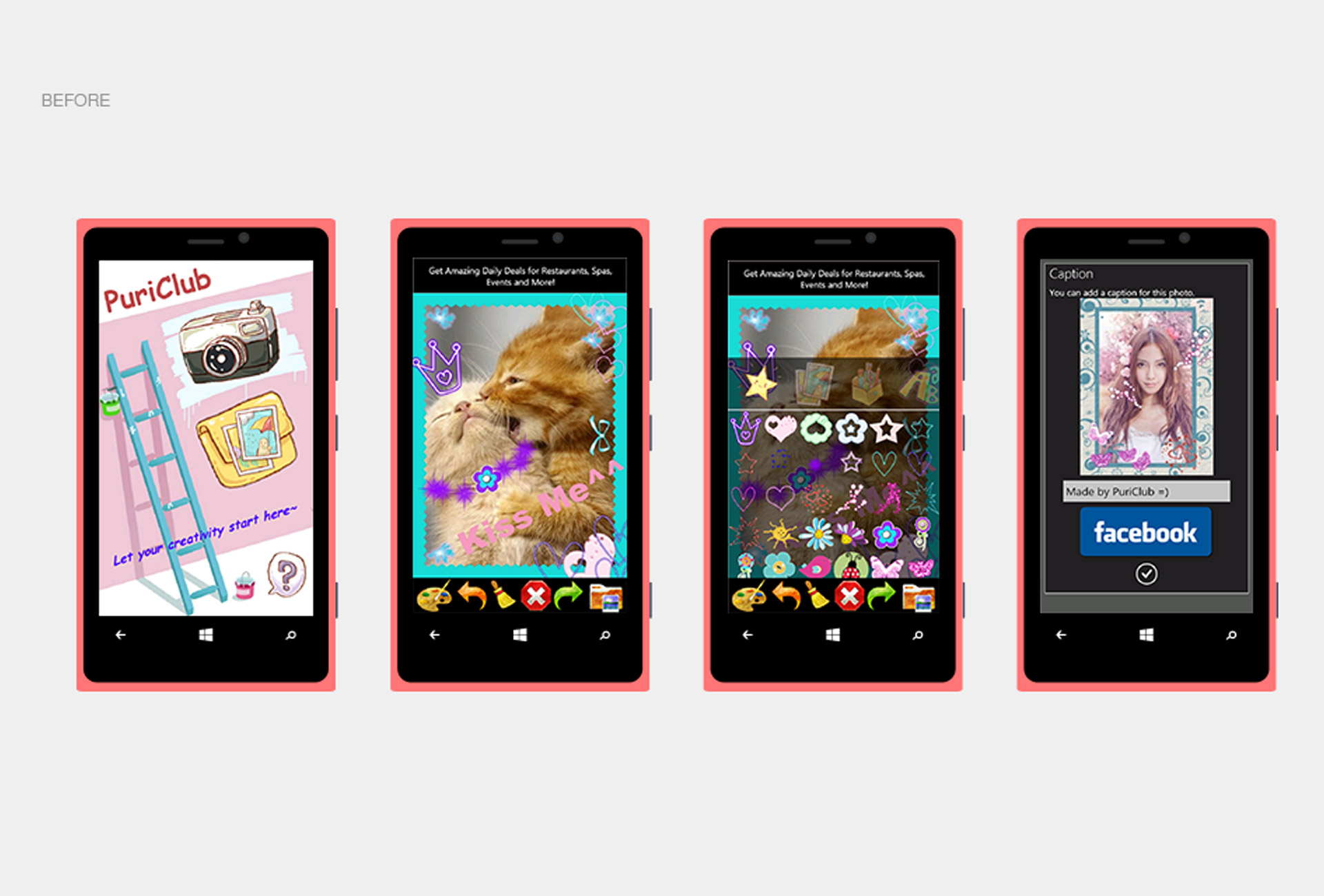 Puriclub Camera Mobile App