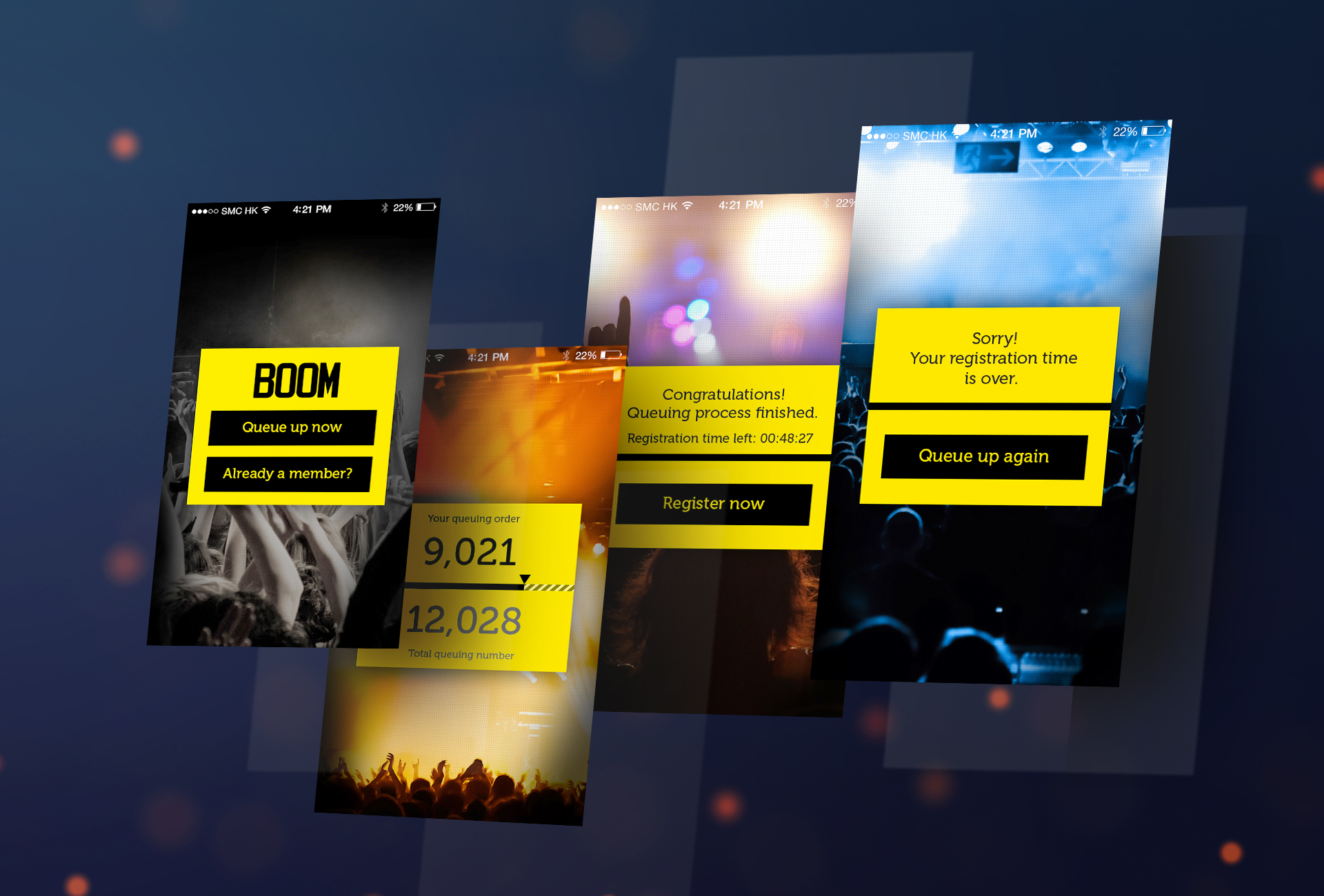 BOOM Queuing Mobile App
